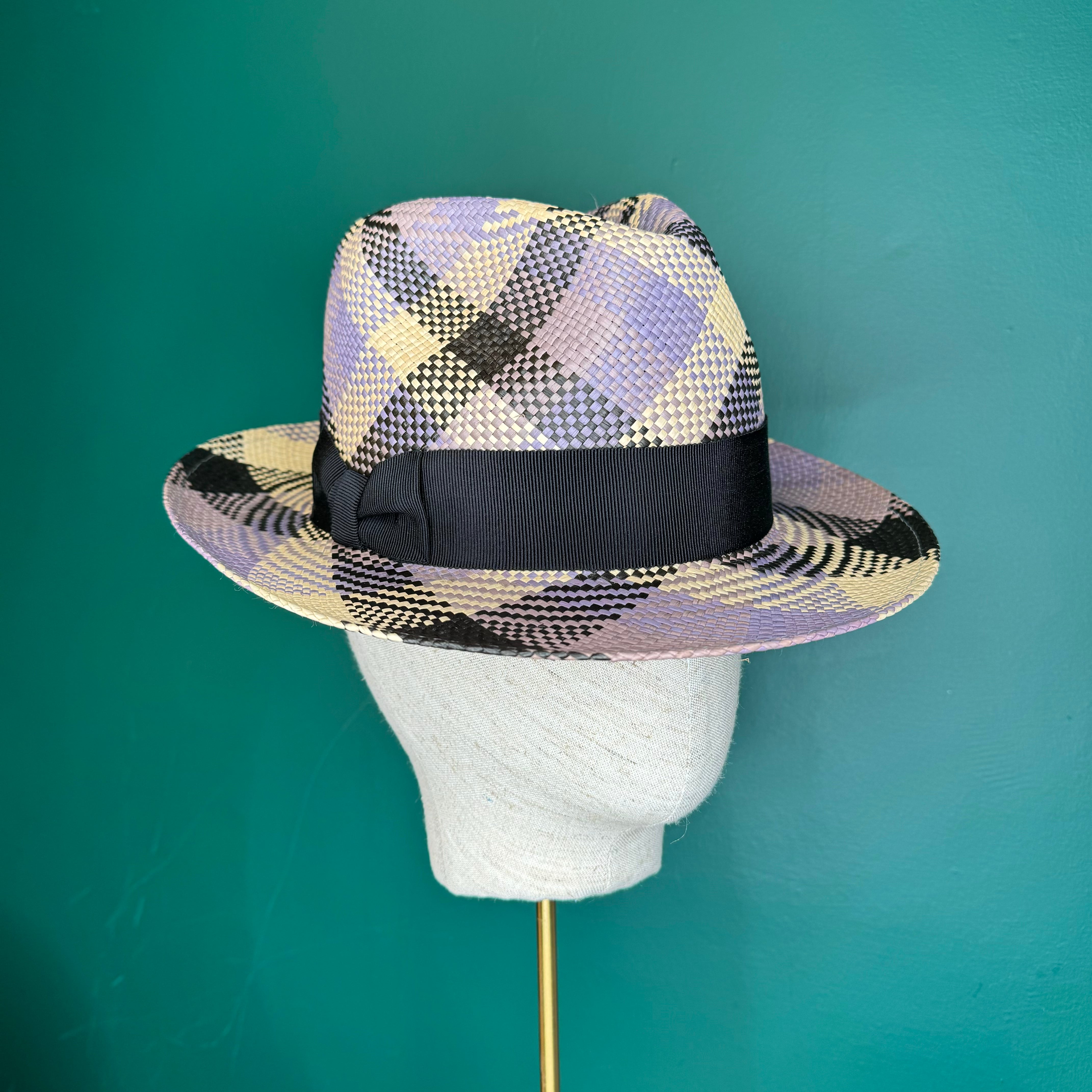 Lilac Panama Trilby