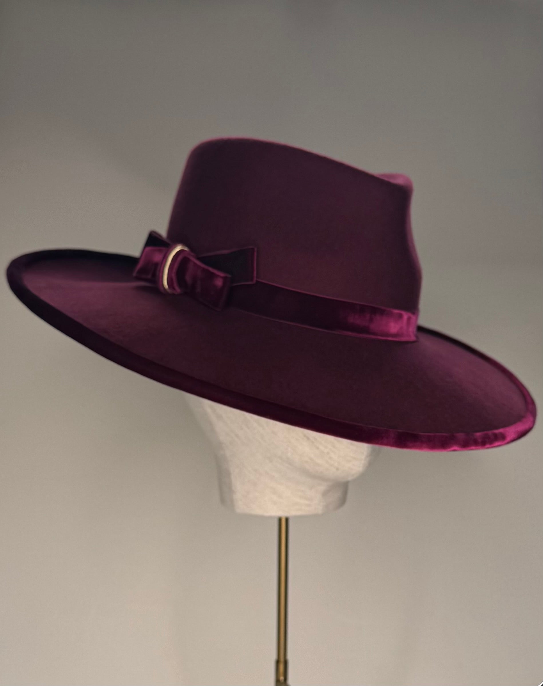 Burgundy Fedora