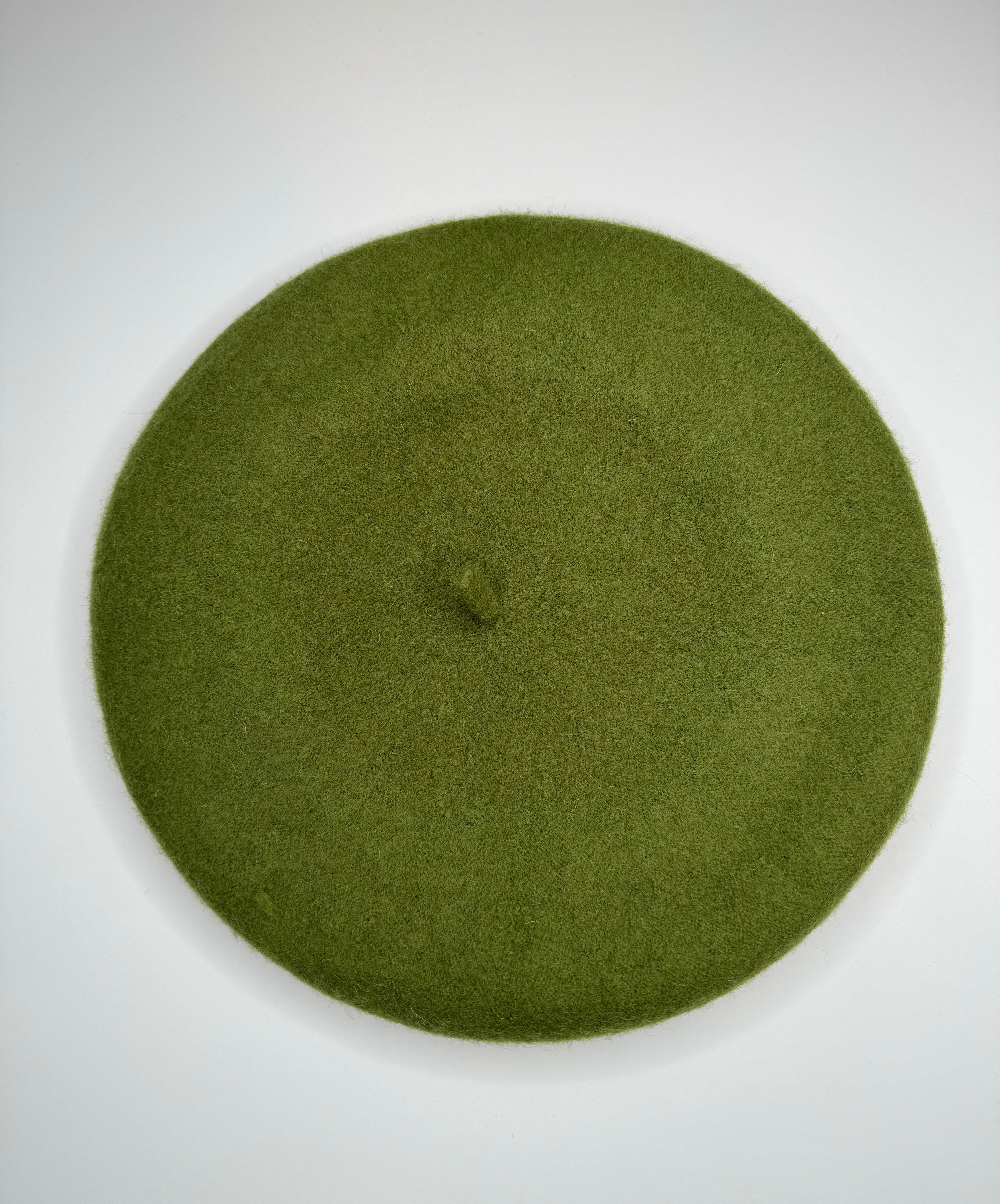 Olive green beret